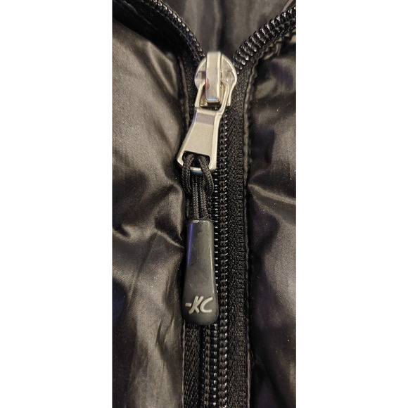 Kenneth Cole New York Women's Packable Down Coat Blk Size M - Picture 3 of 8